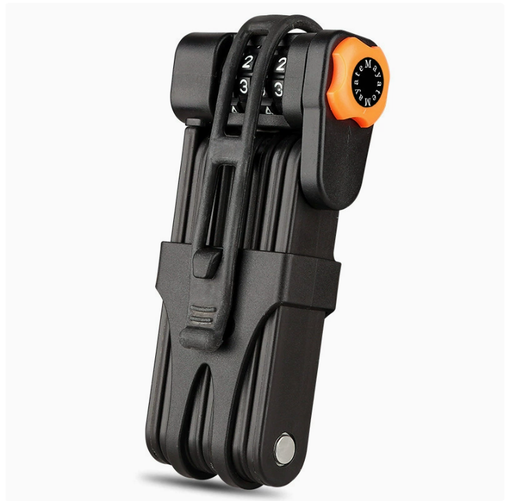 Combination Folding Bike Lock, view 1